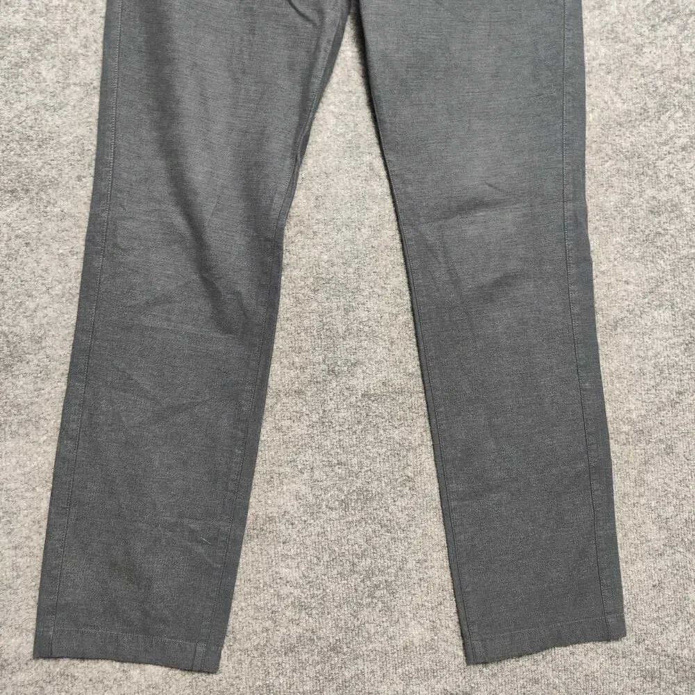 Banana Republic Pants Mens 32x34 Gray Kentfield Chino Regular Fit Stretch Cotton